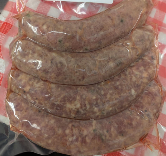 Roasted Garlic and Bell Pepper Dinner Sausage - gluten free